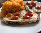 Foto del paso 8 de la receta: Milanesas de berenjena con puré de calabacín al horno y papas 🥔 🍆