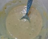 A picture of step 1 of Dahi ky Pakoray.