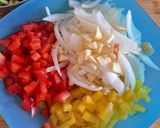 Une image de l'étape 1 de Poêlée de légumes du soleil.