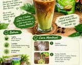 Foto langkah ke 4 dari resep Es Kopi Creamy Matcha.
