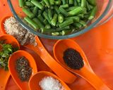 A picture of step 1 of Yard long beans sabji.