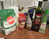 Foto del paso 1 de la receta: Pan amasado vegano con aceite de oliva y stevia