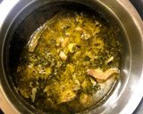 A picture of step 8 of Green Mutton Curry.