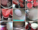 A picture of step 14 of Strawberry panna-cotta.