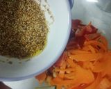 Foto del paso 5 de la receta: Ensalada de Rúcula, Garbanzos y Semillas. Rica en Omega 3!
