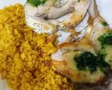 Foto del paso 6 de la receta: Merluza a la plancha con arroz de curry
