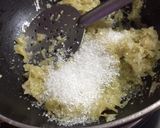 A picture of step 4 of Boondi Firni Kalakand Cake.