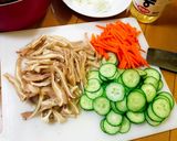 Hình bước làm 3 của món Nộm tai heo