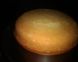 A picture of step 4 of Vanila sponge with ganache icing(eggless).