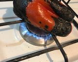 Foto del paso 1 de la receta: Fetuccini de morrón con estofado de vacío y salchichita parrillera