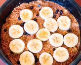 Hình bước làm 2 của món Bánh chuối yến mạch socola (healthy)