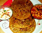 A picture of step 7 of Veg oats parantha.