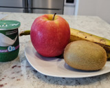 Foto del paso 1 de la receta: Papilla de manzana, kiwi y plátano