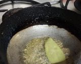 A picture of step 3 of Jackfruit veg in gravy.