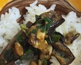 Hình bước làm 4 của món Cà tím xào tempeh (món chay)