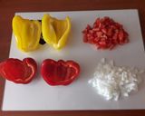 Darált hússal töltött kaliforniai paprika recept fázis 1 fotója
