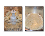 Foto del paso 1 de la receta: Calabacines rellenos de couscous de coliflor y seitán gratinados