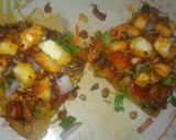 A picture of step 13 of Indian pizza.