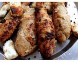 A picture of step 5 of Soya chaap roll.