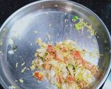 A picture of step 2 of Bhel paratha.
