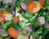 Foto langkah ke 2 dari resep Sapo Tahu Ayam Bakso.