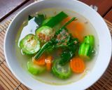 Foto langkah ke 4 dari resep Sop Gambas Kuah Kaldu Udang.