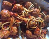 Foto del paso 7 de la receta: Albóndigas de cerdo con fideos