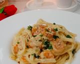 Foto langkah ke 6 dari resep Creamy Fettuccine Saus Alfredo.