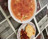Foto del paso 2 de la receta: Gazpacho andaluz y pechuga a la plancha con pimientos asados