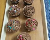 A picture of step 7 of Moist chocolate cupcakes.