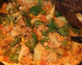 A picture of step 8 of Navratan Korma.