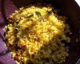 Flattened rice poha recipe step 2 photo
