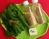 Foto langkah ke 1 dari resep MPASI 10m+ : Nasbek Hulk toping Ape Keju 4* + Evoo.