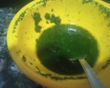 A picture of step 1 of Palak Ki Poori.
