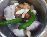 A picture of step 3 of Paneer Kalia.