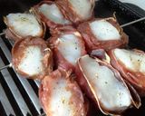 Foto del paso 5 de la receta Brocheta de rape y cecina