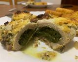 Sajtos spenóttal töltött karaj recept fázis 4 fotója