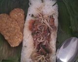 Foto langkah ke 9 dari resep Nasi Bakar Cumi Teri.