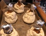 Pas rețetă Pulpe de pui cu umplutură delicioasă în crustă de aluat 😋😉 2 fotografie