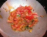 A picture of step 2 of Cauliflower Peas Kadhai Tadka.