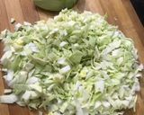 A picture of step 1 of Cabbage Tomato Sabzi.
