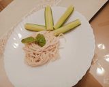 A picture of step 3 of Creamy chicken spaghetti #cookpadramadan #sehricontest.