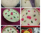 A picture of step 2 of Rabdi / Milk Halwa.