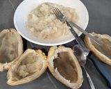 Foto del paso 3 de la receta: Chayote relleno de cuscús y pollo