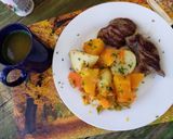 Foto del paso 5 de la receta: Churrasquitos calabaza, papa, zanahoria y caldo de verduras