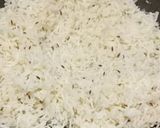 A picture of step 3 of Tricolour Pulao.