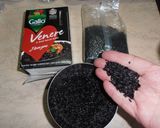 Φωτογραφία βήματος 1 της συνταγής Arancini με ρύζι Venere και burrata. Κι ο Θε... ε, η...Αφροδίτη μαζί σας!!! 🍚