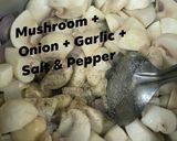A picture of step 1 of Mushroom 🍄 Soup.