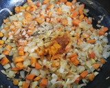 Foto del paso 3 de la receta: Pimientos verdes rellenos de quinoa y verduras