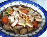 Foto langkah ke 5 dari resep Tumis Sawi Putih Tahu.
